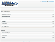 Tablet Screenshot of nionwatersport.nl
